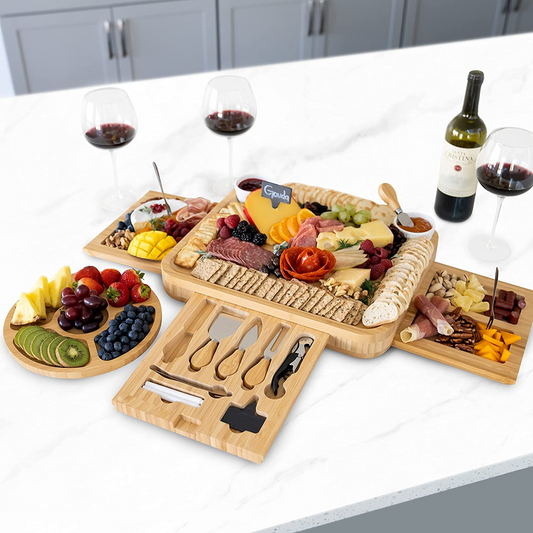 2 x Deluxe Charcuterie Board Set